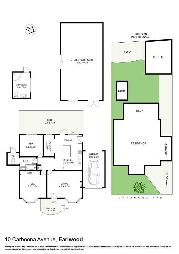 Floorplan of Homely house listing, 10 Carboona Avenue, Earlwood NSW 2206