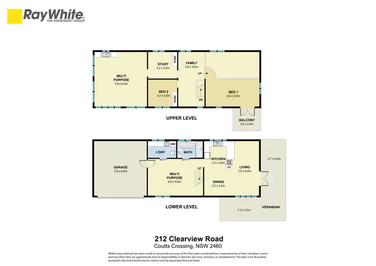 Floorplan of Homely rural property listing, Lot 212 Clearview Road, Coutts Crossing NSW 2460