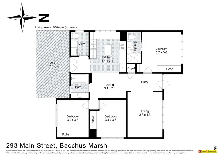 Floorplan of Homely house listing, 293 Main Street, Bacchus Marsh VIC 3340