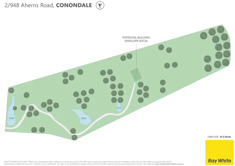 Floorplan of Homely rural property listing, Lot 2/948 Aherns Road, Conondale QLD 4552