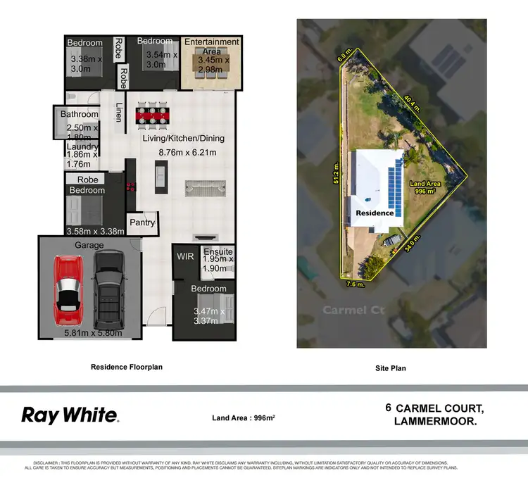 Floorplan of Homely house listing, 6 Carmel Court, Lammermoor QLD 4703