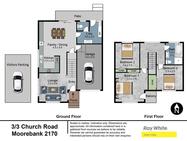 Floorplan of Homely townhouse listing, 3/3 Church Road, Moorebank NSW 2170