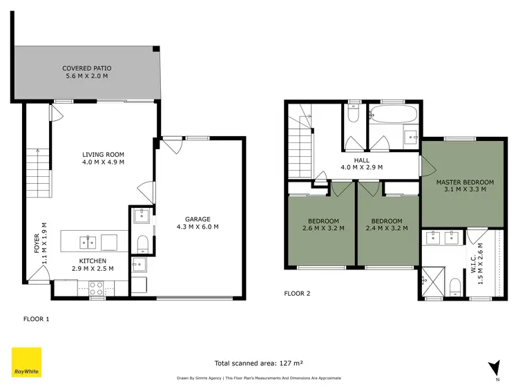 Floorplan of Homely townhouse listing, 11/40 Ellis Street, Lawnton QLD 4501