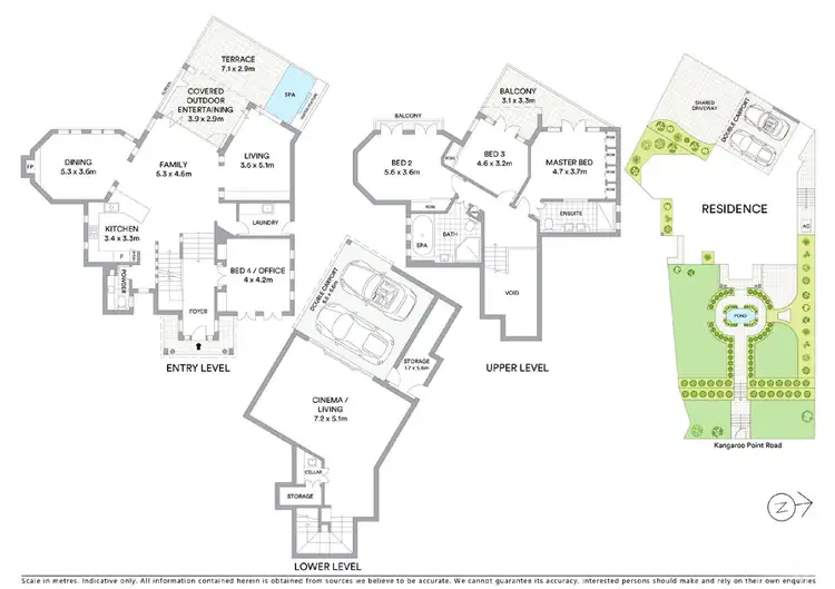 Floorplan of Homely house listing, 105 KANGAROO POINT Road, Kangaroo Point NSW 2224