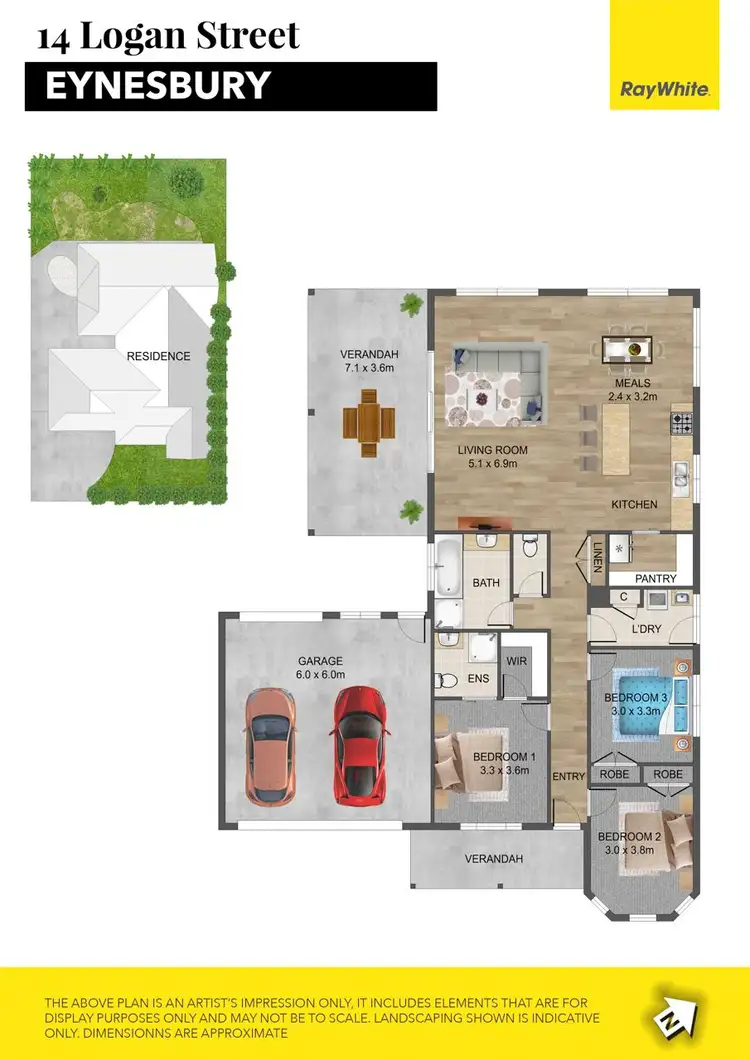 Floorplan of Homely house listing, 14 Logan Street, Eynesbury VIC 3338