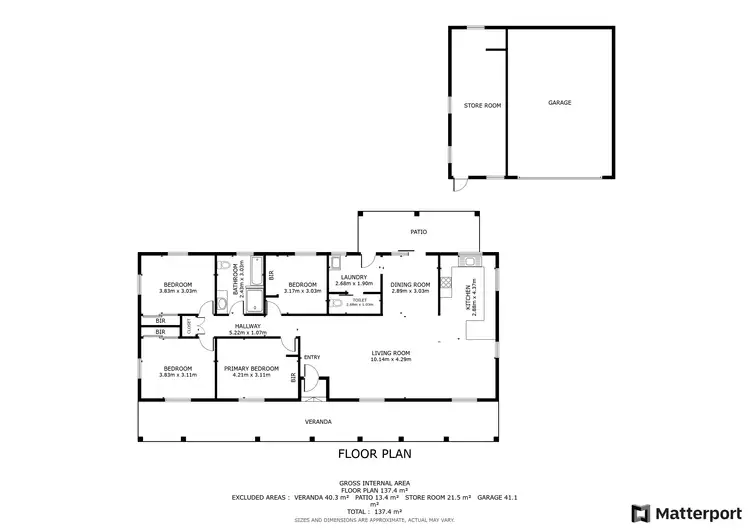 Floorplan of Homely house listing, 19 Memory Boulevard, Innes Park QLD 4670