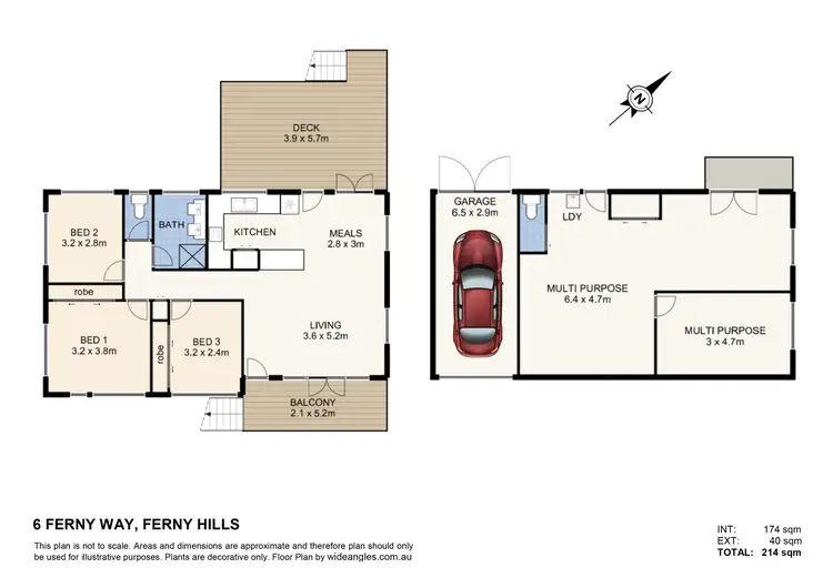 Floorplan of Homely house listing, 6 Ferny Way, Ferny Hills QLD 4055