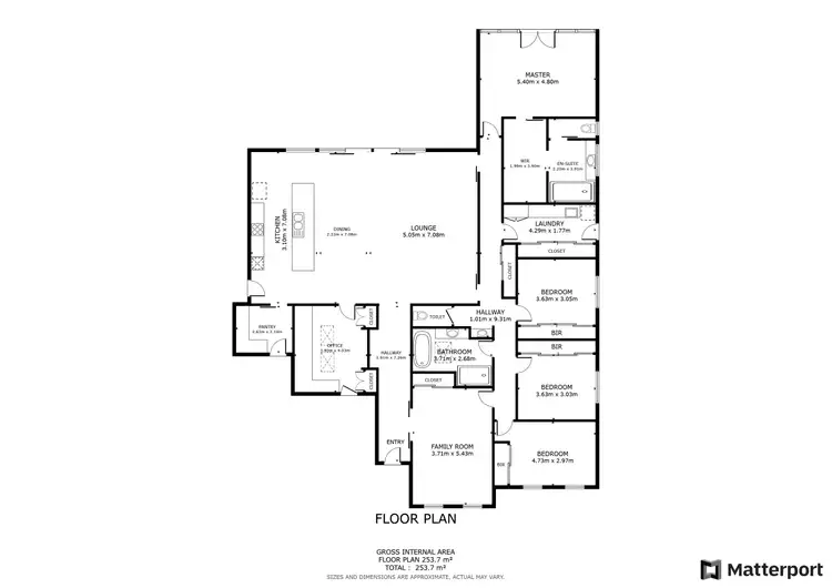 Floorplan of Homely house listing, 21 Werril Street, Swan Hill VIC 3585