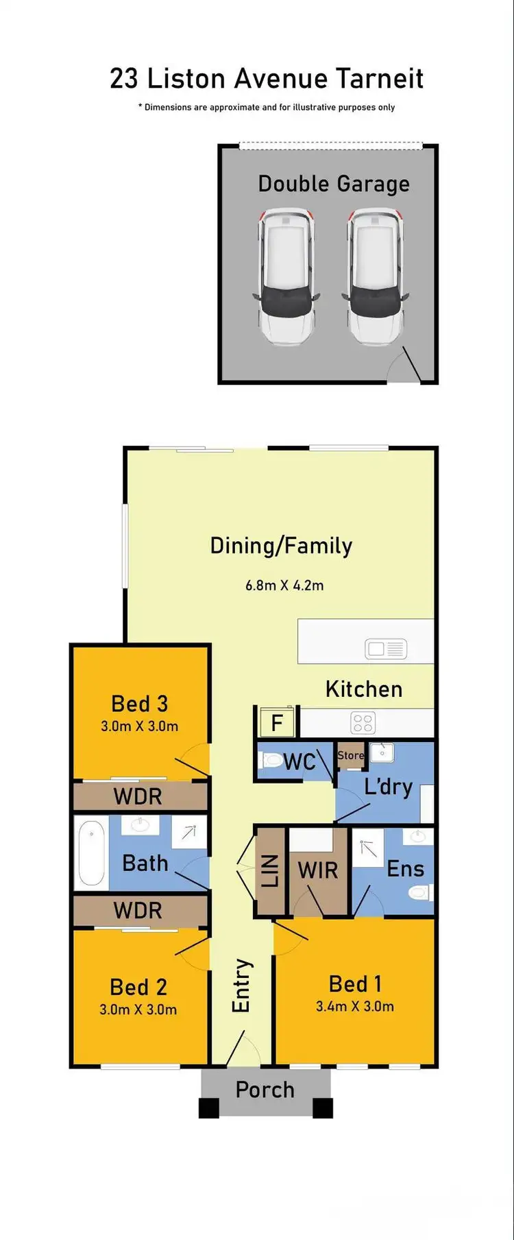 Floorplan of Homely house listing, 23 Liston Avenue, Tarneit VIC 3029