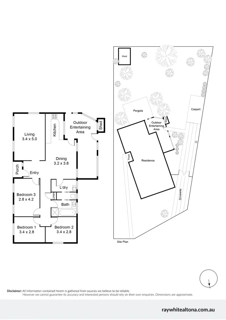 Floorplan of Homely house listing, 33 Felstead Avenue, Sunshine West VIC 3020