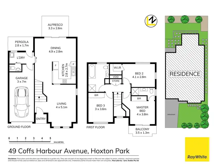 Floorplan of Homely house listing, 49 Coffs Harbour Avenue, Hoxton Park NSW 2171