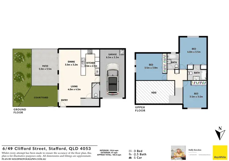 Floorplan of Homely townhouse listing, 6/49 Clifford Street, Stafford QLD 4053