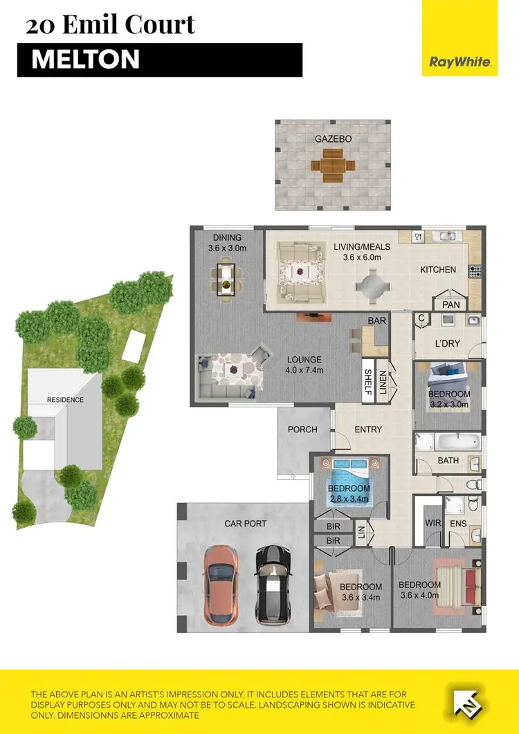Floorplan of Homely house listing, 20 Emil Court, Melton VIC 3337