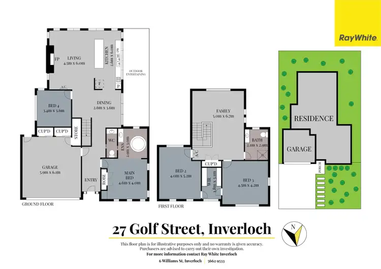 Floorplan of Homely house listing, 27 Golf Street, Inverloch VIC 3996