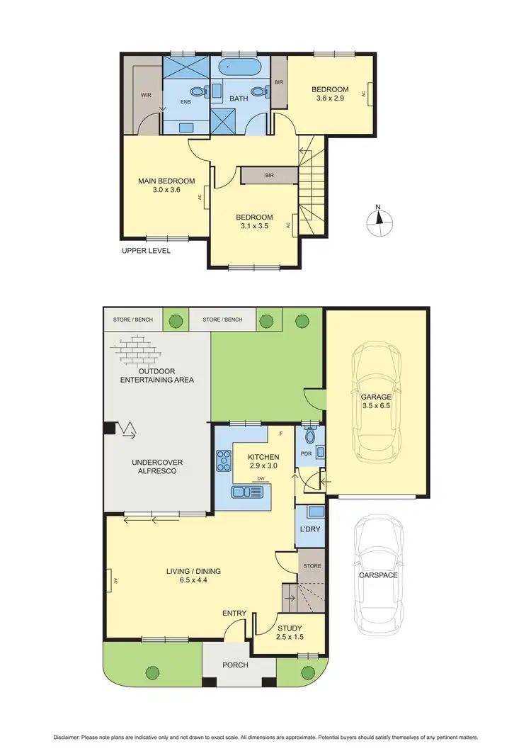 Floorplan of Homely townhouse listing, 2/18 Morley Street, Glenroy VIC 3046
