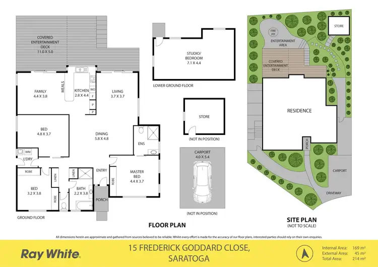 Floorplan of Homely house listing, 15 Frederick Goddard Close, Saratoga NSW 2251