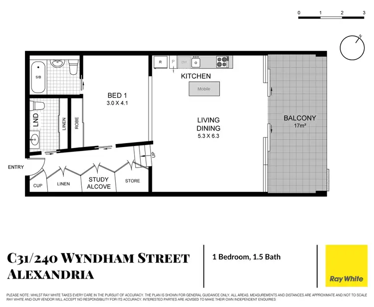Floorplan of Homely apartment listing, C31/240 Wyndham Street, Alexandria NSW 2015