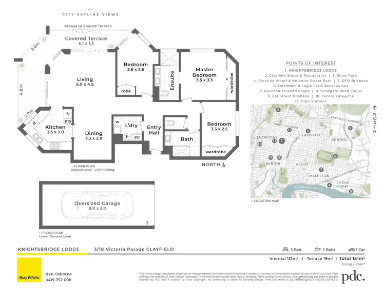 Floorplan of Homely apartment listing, 3/18 Victoria Parade, Clayfield QLD 4011
