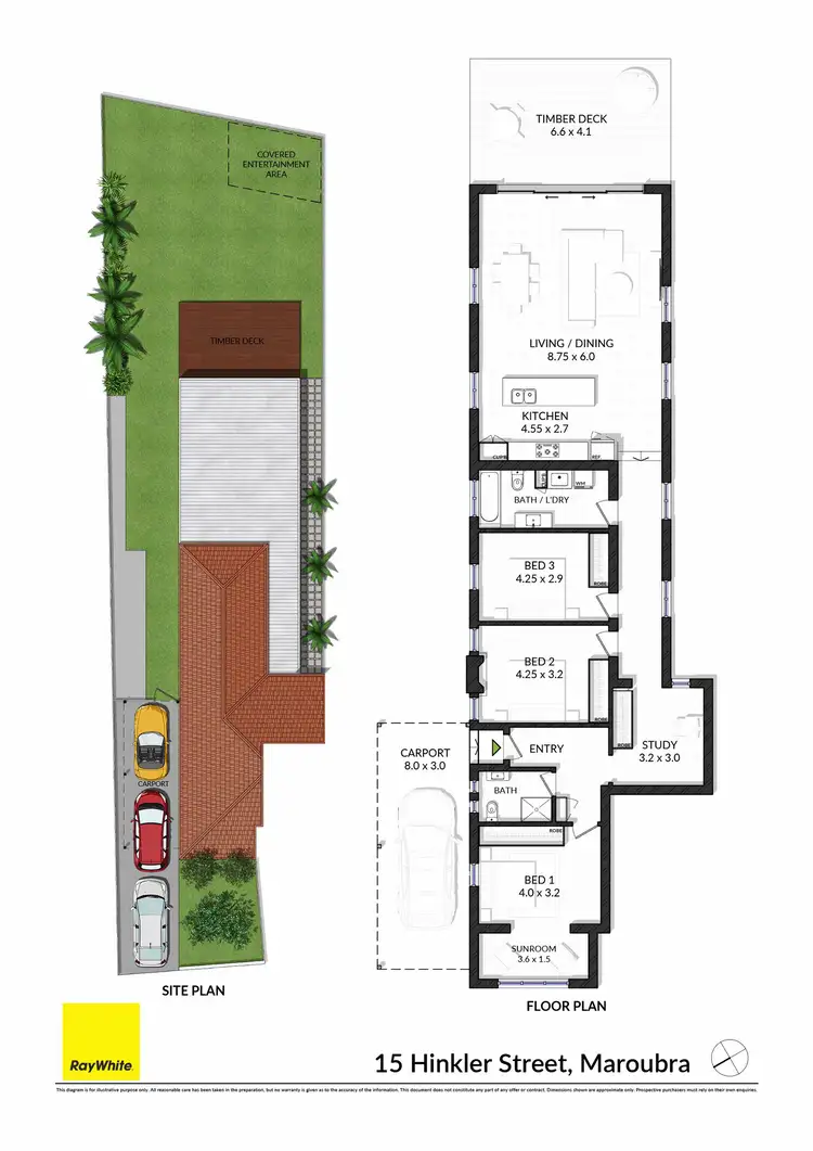 Floorplan of Homely house listing, 15 Hinkler Street, Maroubra NSW 2035