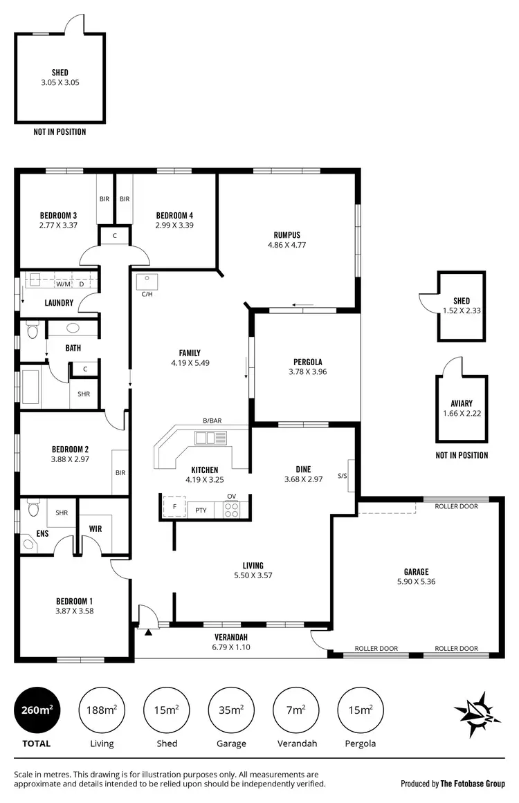 Floorplan of Homely house listing, 4A Daniel Court, Nairne SA 5252