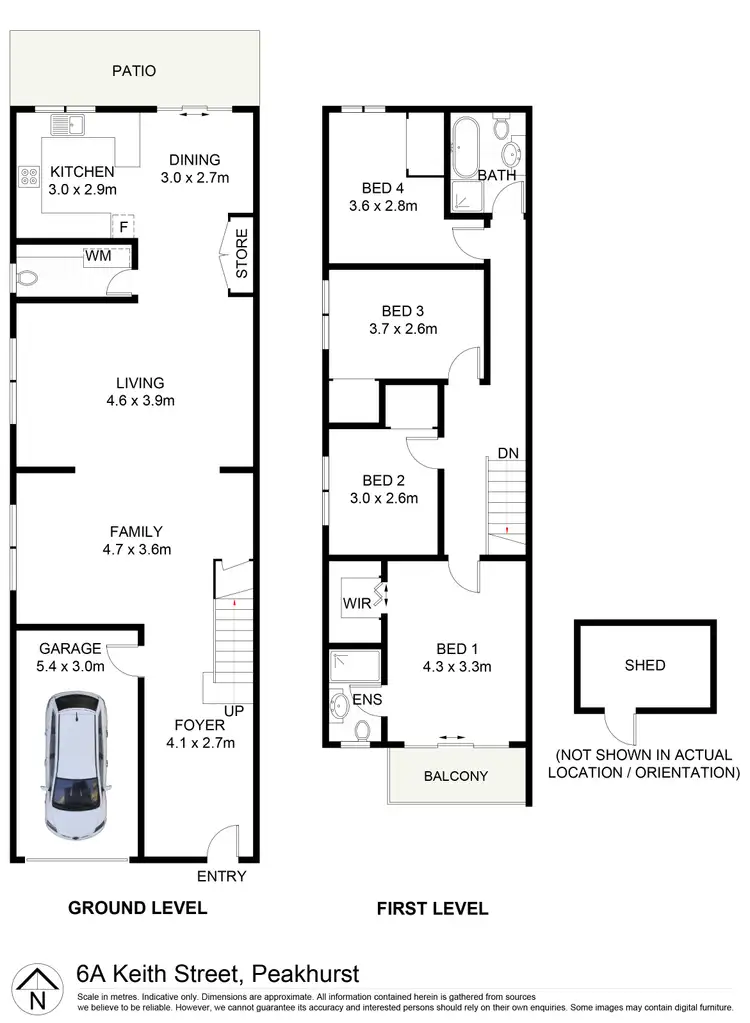 Floorplan of Homely house listing, 6A Keith Street, Peakhurst NSW 2210