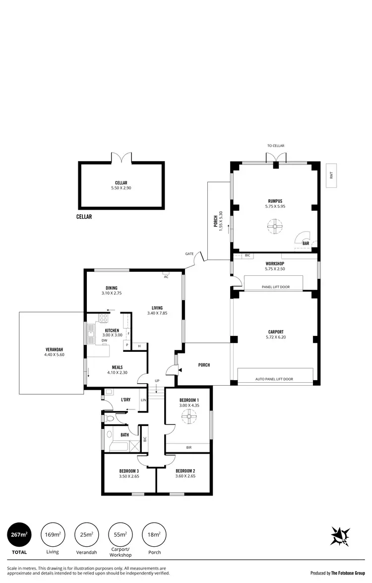 Floorplan of Homely house listing, 5 Proctor Street, Flagstaff Hill SA 5159