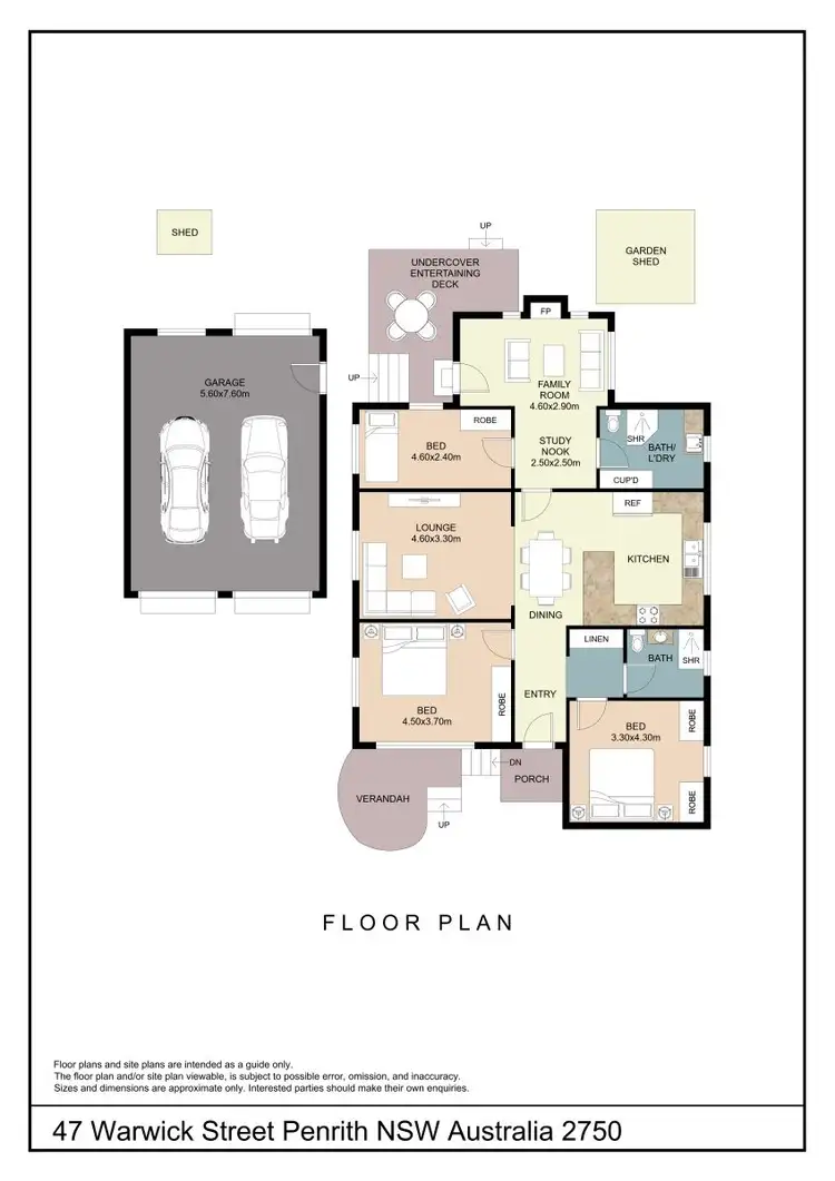 Floorplan of Homely house listing, 47 Warwick Street, Penrith NSW 2750