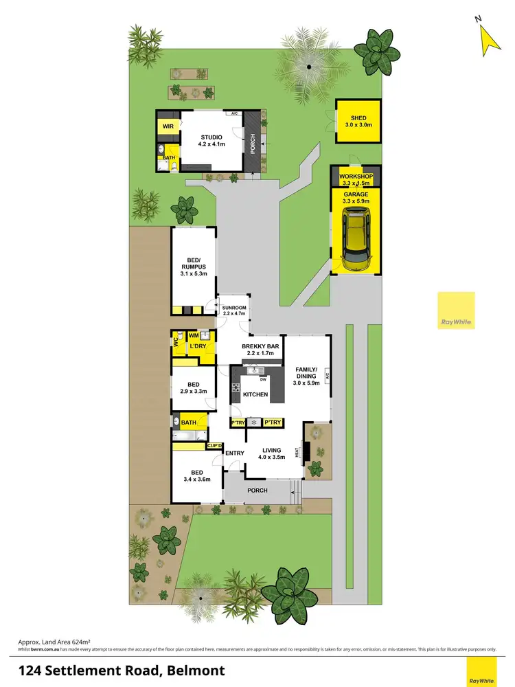 Floorplan of Homely house listing, 124 Settlement Road, Belmont VIC 3216