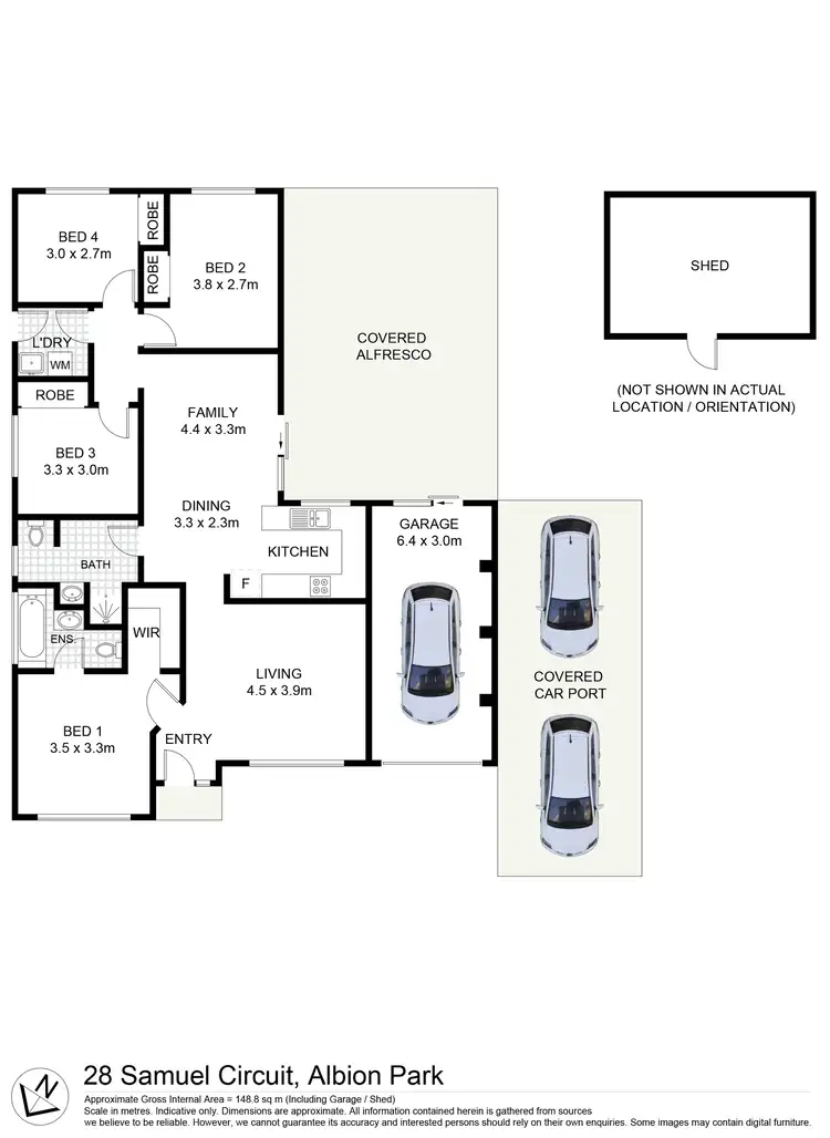 Floorplan of Homely house listing, 28 Samuel Circuit, Albion Park NSW 2527