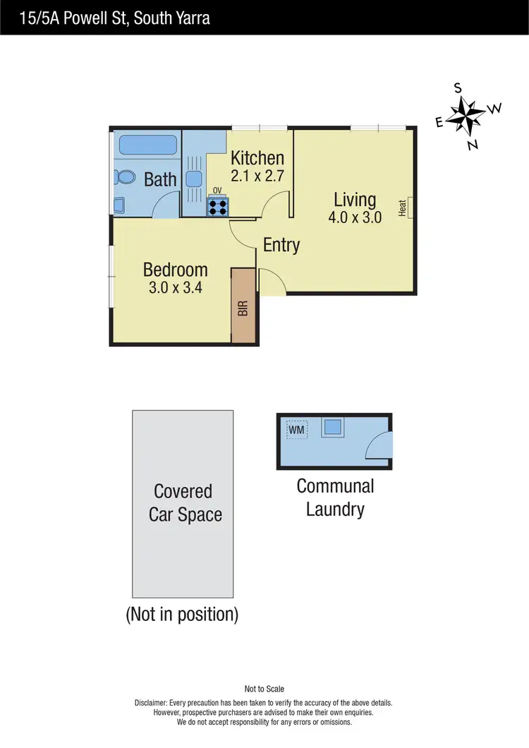 Floorplan of Homely apartment listing, 15/5A Powell Street, South Yarra VIC 3141