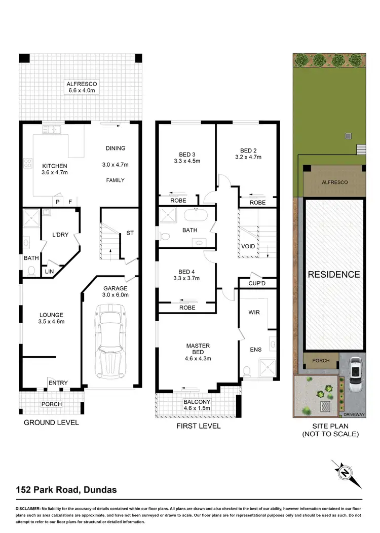 Floorplan of Homely house listing, 152 Park Road, Dundas NSW 2117