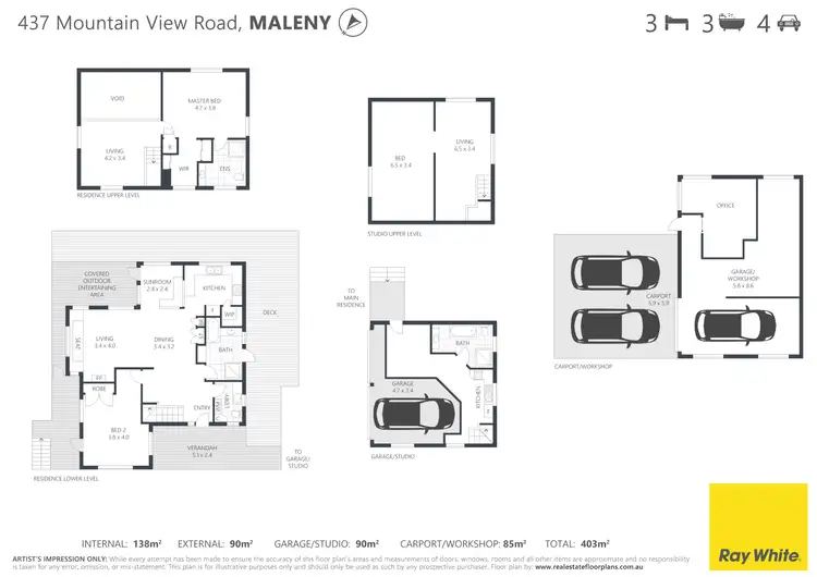 Floorplan of Homely house listing, 437 Mountain View Road, Maleny QLD 4552