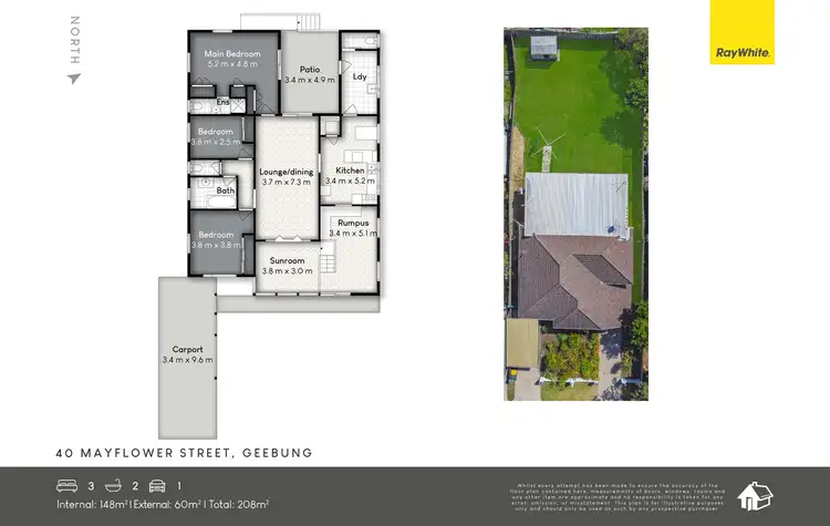 Floorplan of Homely house listing, 40 Mayflower Street, Geebung QLD 4034