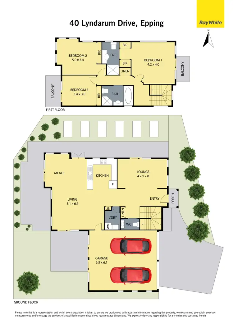 Floorplan of Homely house listing, 40 Lyndarum Drive, Epping VIC 3076