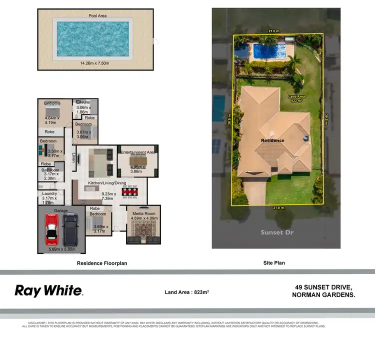 Floorplan of Homely house listing, 49 Sunset Drive, Norman Gardens QLD 4701