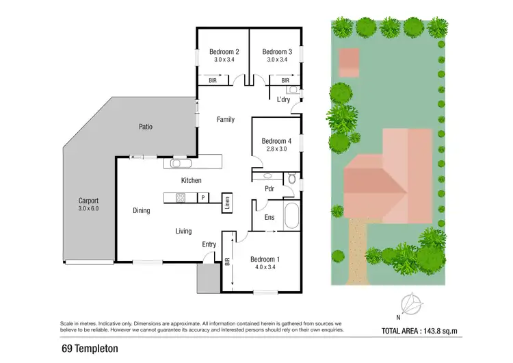 Floorplan of Homely house listing, 69 Templeton Crescent, Douglas QLD 4814