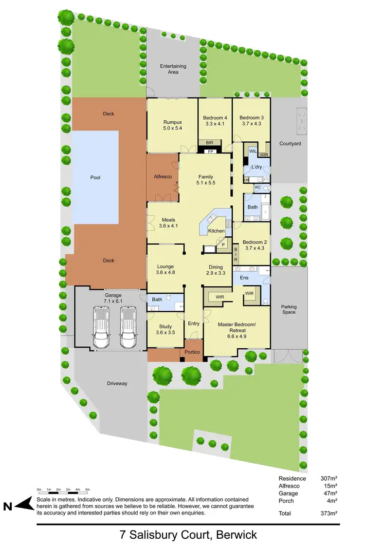 Floorplan of Homely house listing, 7 Salisbury Court, Berwick VIC 3806
