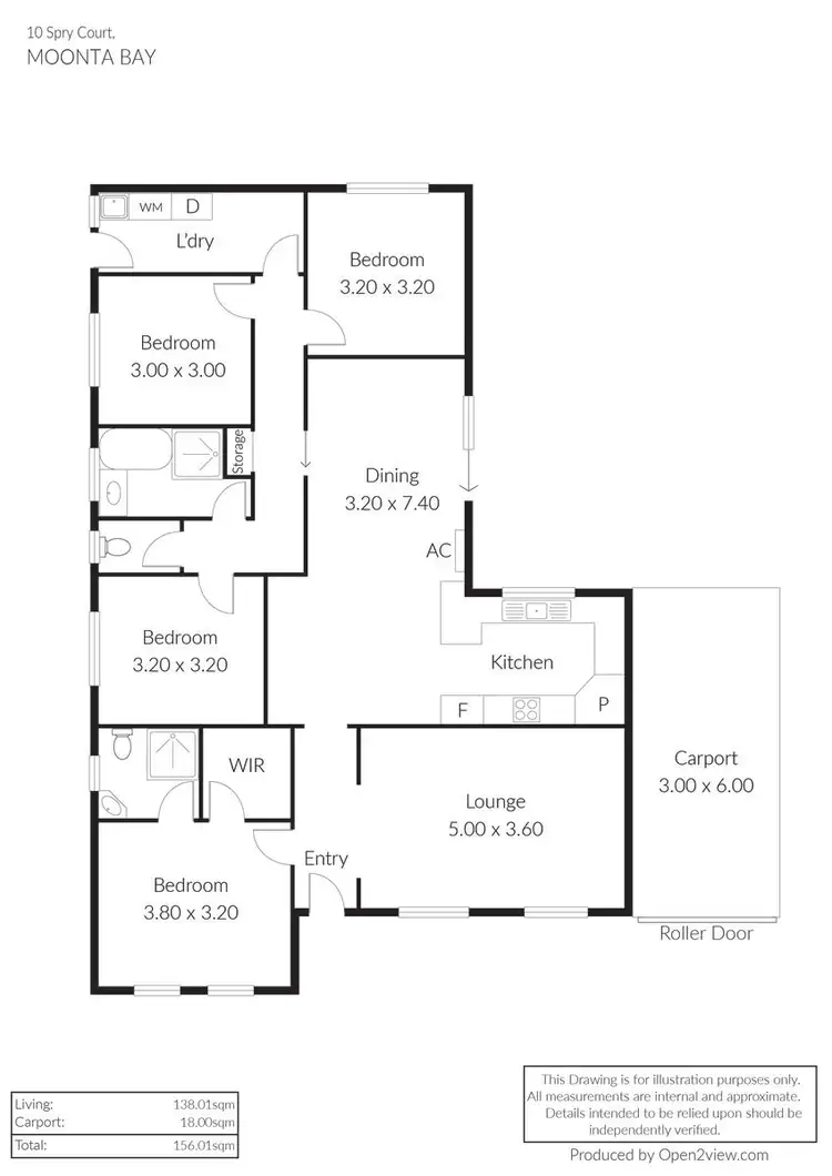 Floorplan of Homely house listing, 10 Spry Court, Moonta Bay SA 5558