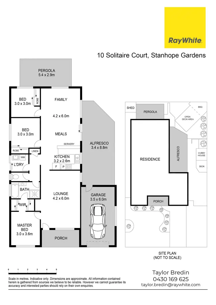 Floorplan of Homely house listing, 10 Solitaire Court, Stanhope Gardens NSW 2768