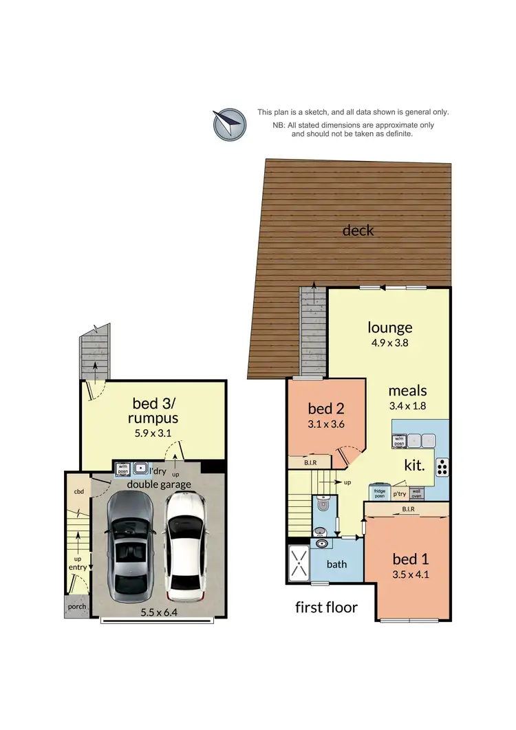 Floorplan of Homely townhouse listing, 20/35-43 Kent Avenue, Croydon VIC 3136