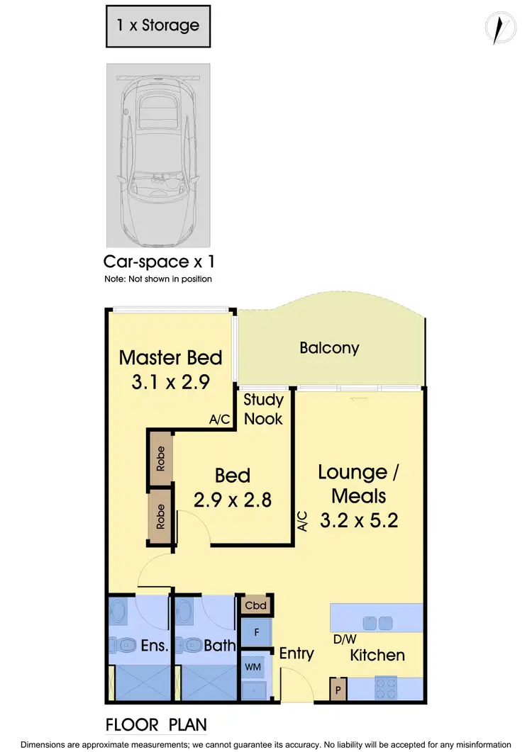 Floorplan of Homely apartment listing, 502/2 Dalgety Street, Oakleigh VIC 3166