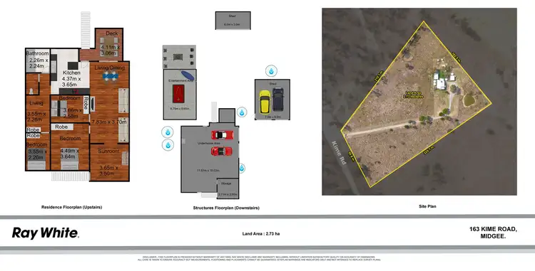 Floorplan of Homely house listing, 163 Kime Road, Midgee QLD 4702