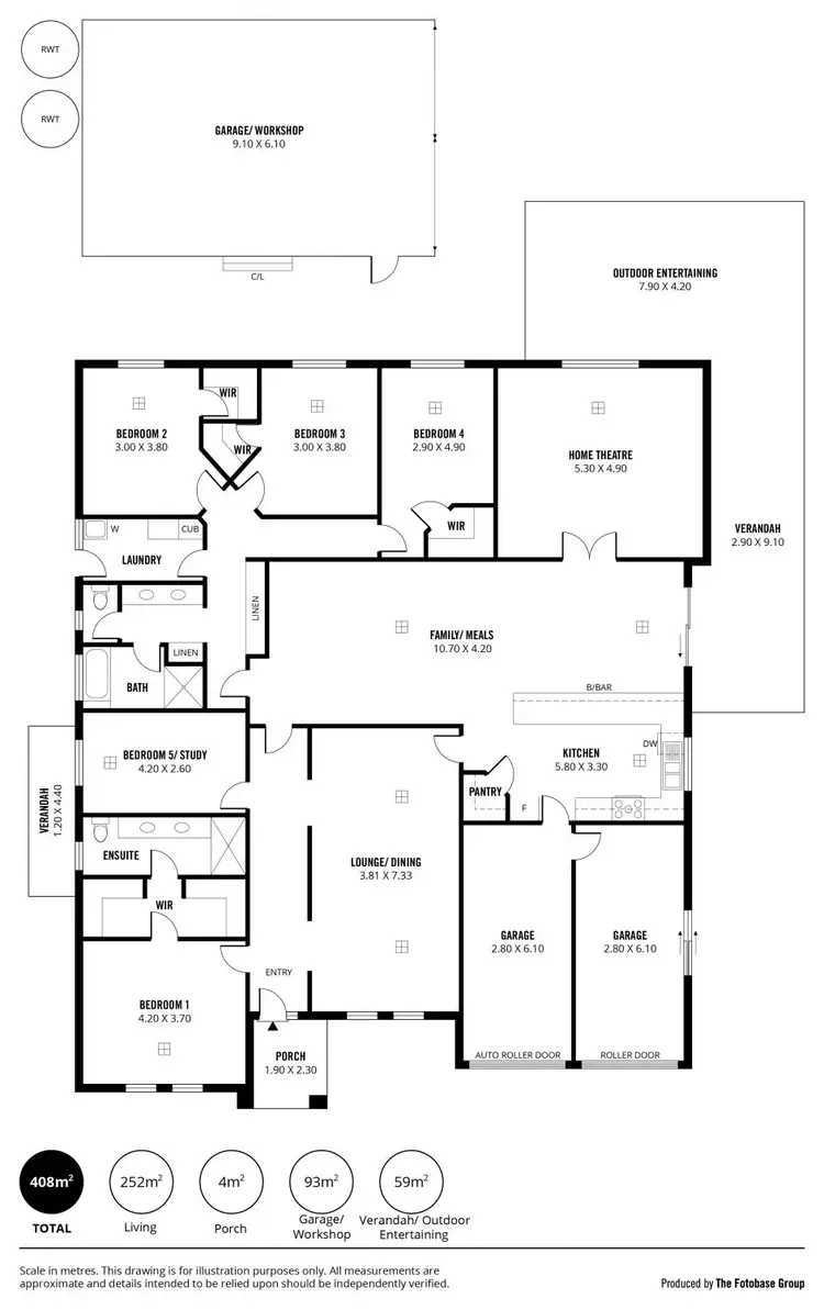 Floorplan of Homely house listing, 26 Jeffrey Street, Nairne SA 5252