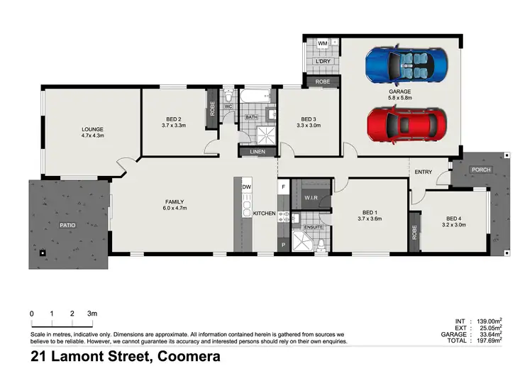 Floorplan of Homely house listing, 21 Lamont Street, Coomera QLD 4209