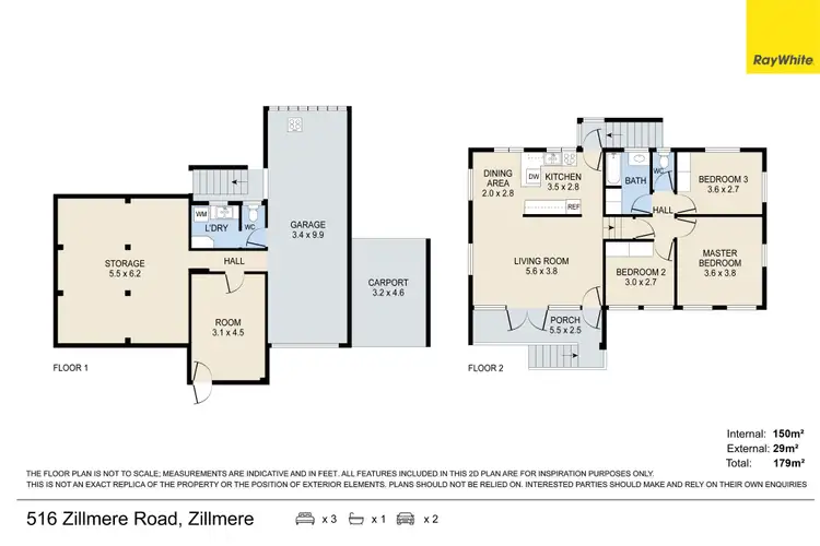 Floorplan of Homely house listing, 516 Zillmere Road, Zillmere QLD 4034