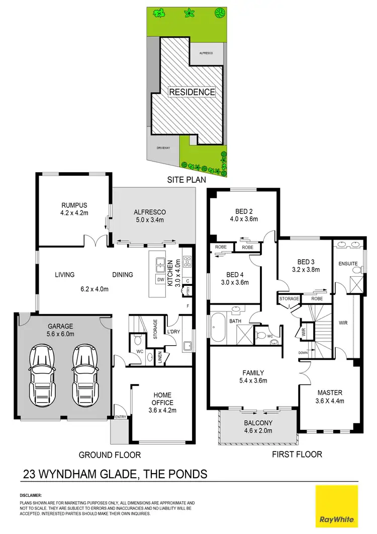 Floorplan of Homely house listing, 23 Wyndham Glade, The Ponds NSW 2769