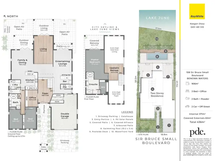 Floorplan of Homely house listing, 108 Sir Bruce Small Boulevard, Benowa Waters QLD 4217