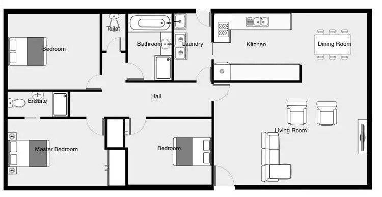 Floorplan of Homely house listing, 20 Mansell Drive, Mildura VIC 3500