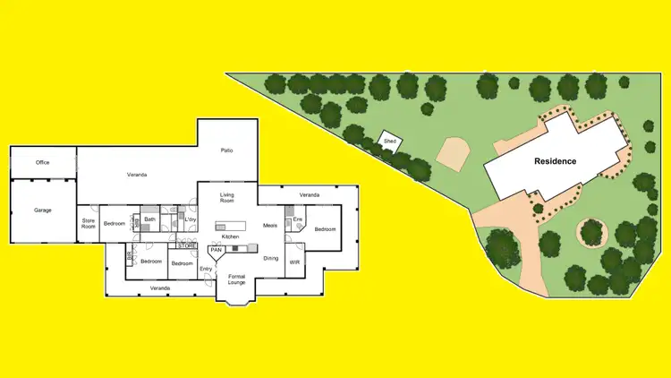 Floorplan of Homely house listing, 4 Rowse Court, Mildura VIC 3500