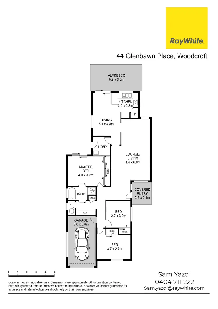 Floorplan of Homely house listing, 44 Glenbawn Place, Woodcroft NSW 2767